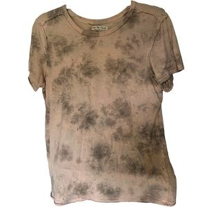 Free People We the Free Womens T Shirt Exposed Seams Boho Soft Related Fit Small
